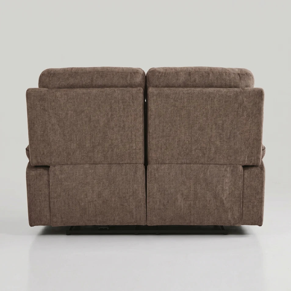 Foster Brown Recliner 2 Seater