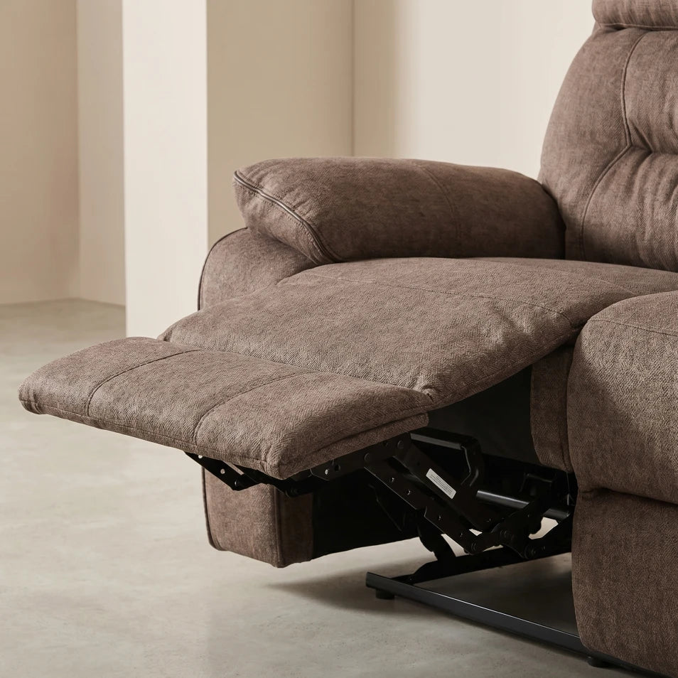 Foster Brown Recliner 2 Seater