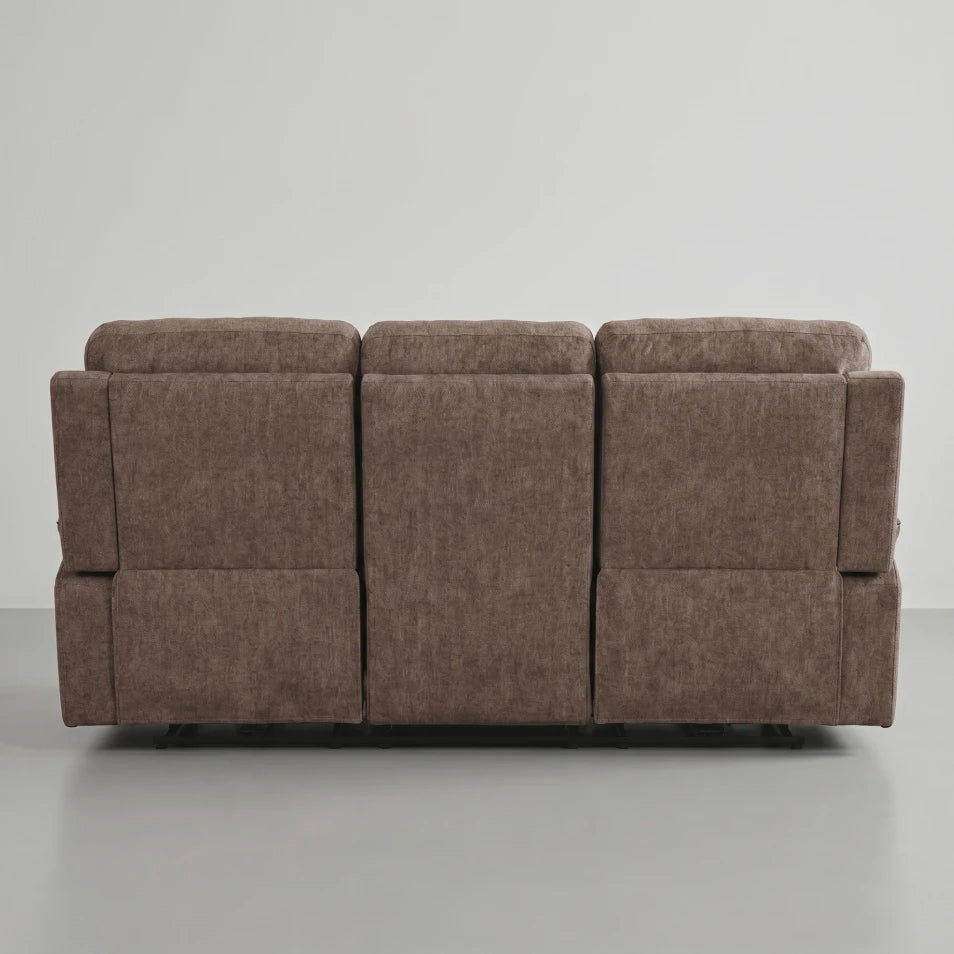 Foster Brown 3 Seater Sofa