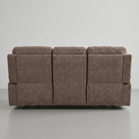Foster Brown Fabric Recliner 3+1 