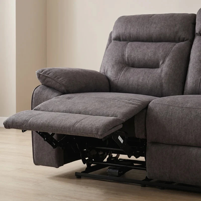 Foster Grey Fabric Electric 3+3