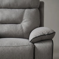 Foster Light Grey Recliner Armchair