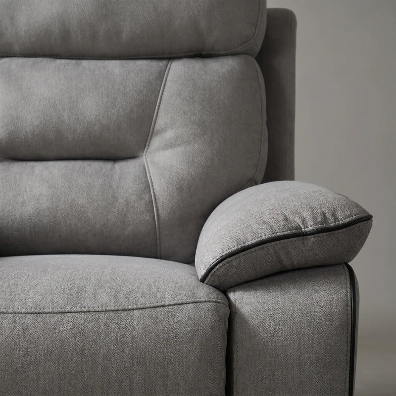 Foster Light Grey Recliner Armchair