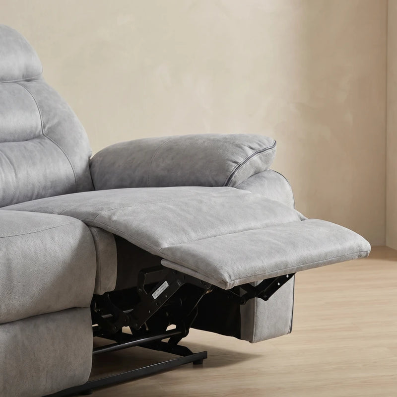 Foster Light Grey Fabric Electric