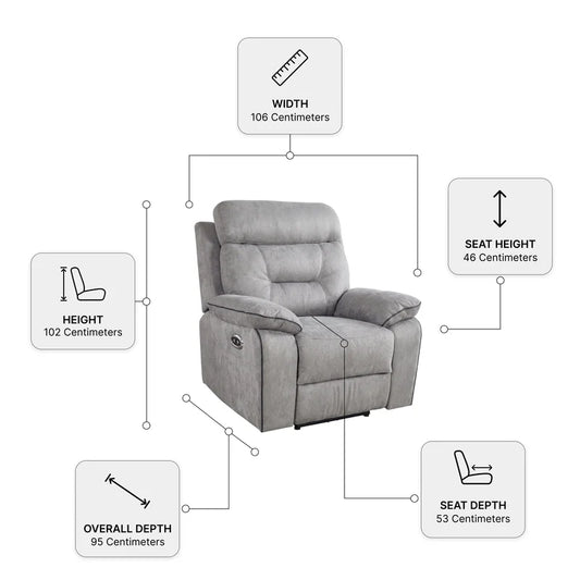Foster Light Grey Measurement