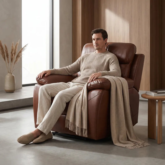 tan-leather-electric-recliner-chair