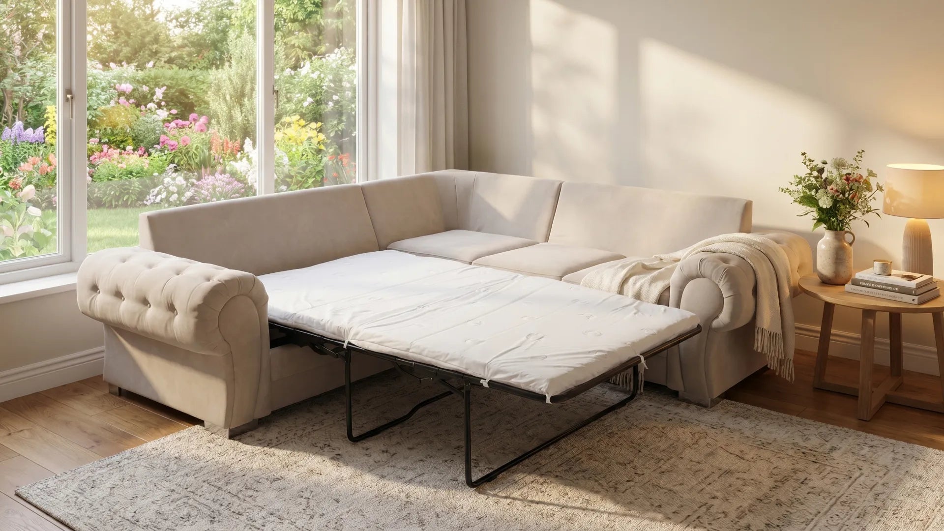 verona-high-back-cream-fabric-corner-sofa-bed