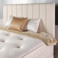 Frangrance Active Cream Fabric Divan Bed