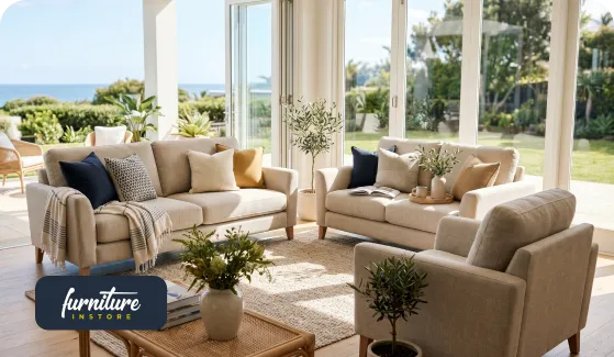 How Fabric 3+2+1 Sofa Sets Create a Coordinated Living Room Design
