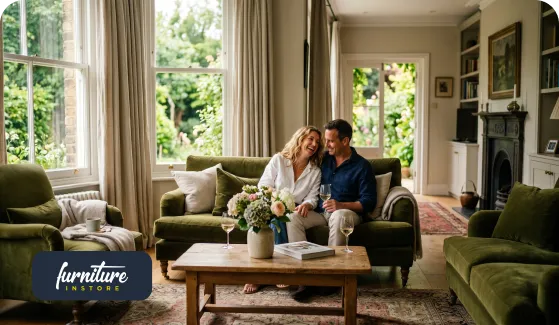 How to Style Your Living Room with a Fabric 3+2+1 Sofa Set