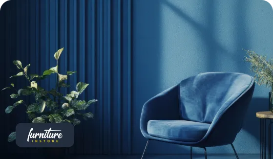 How to Style a Blue Living Room Without Feeling Cold?