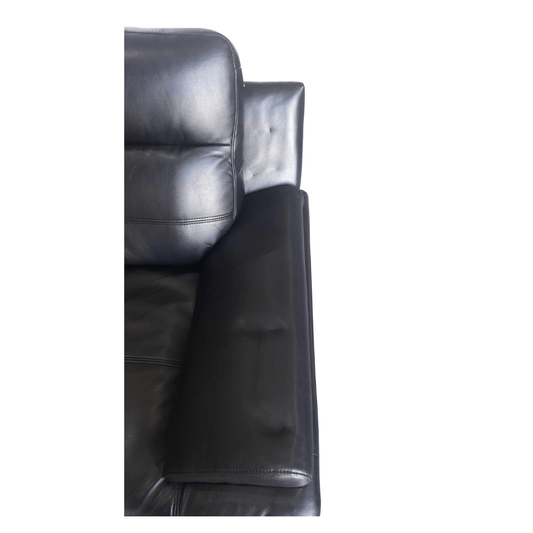 Outlet Islington Leather Black Armchair - Furniture Instore