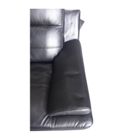 Outlet Islington Leather Black Armchair - Furniture Instore