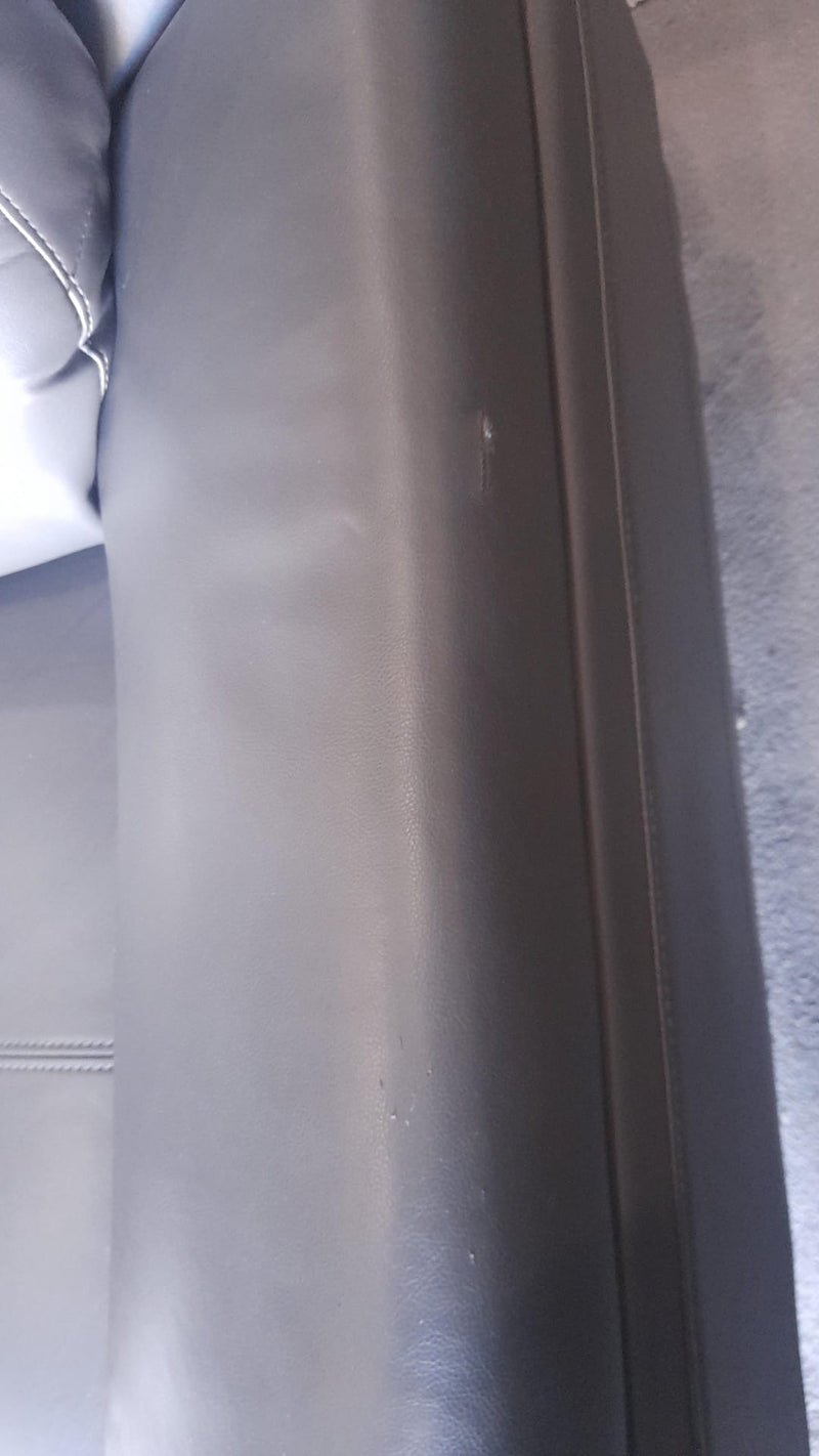 Outlet Islington Leather Dark Grey Armchair - Furniture Instore