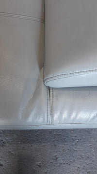 Outlet Islington Light Grey Leather Armchair - Furniture Instore