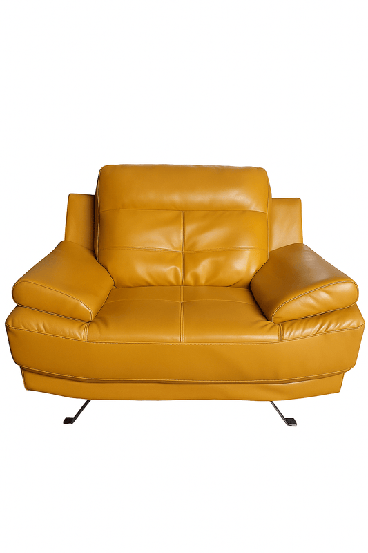 Outlet Islington Leather Mustard Armchair - Furniture Instore