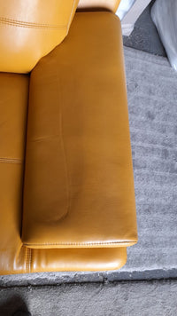 Outlet Islington Leather Mustard Armchair - Furniture Instore