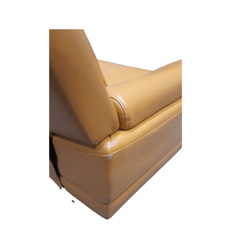 Outlet Islington Mustard Leather 3 Seater Sofa - Furniture Instore