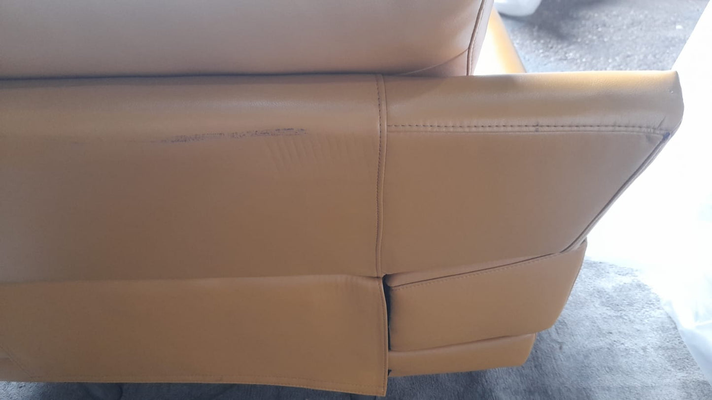 Outlet Islington Leather Mustard Armchair - Furniture Instore