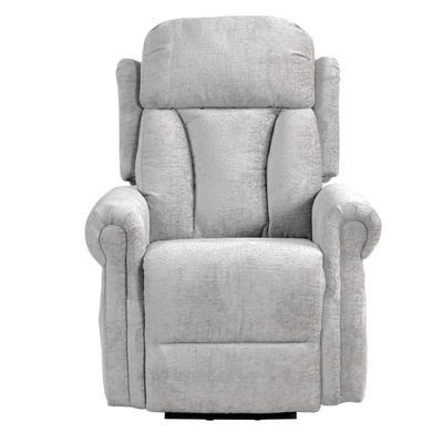 Hunson Light Grey Fabric Rise & Recline Mobility Chair