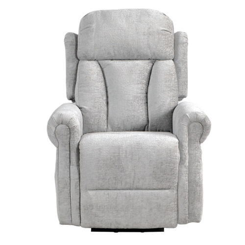 Hunson Light Grey Fabric Rise & Recline Mobility Chair