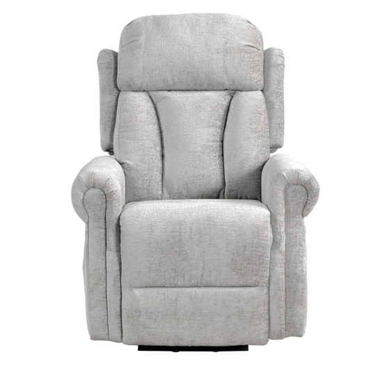 Hunson Light Grey Fabric Rise & Recline Mobility Chair