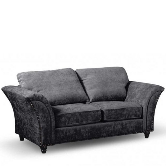 Outlet Canterbury Grey Fabric 2 Seater Sofa