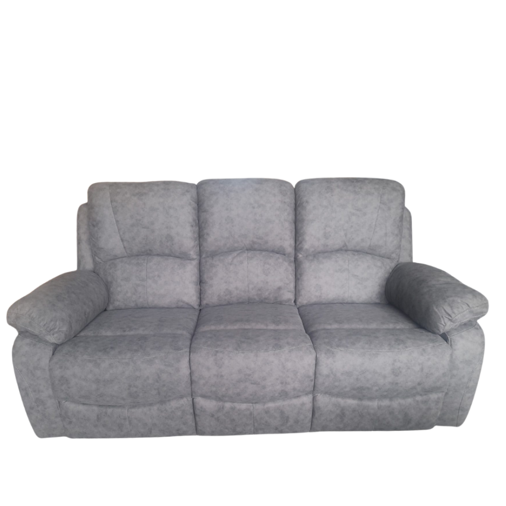 Melano Fabric Grey 3 Seater Sofa