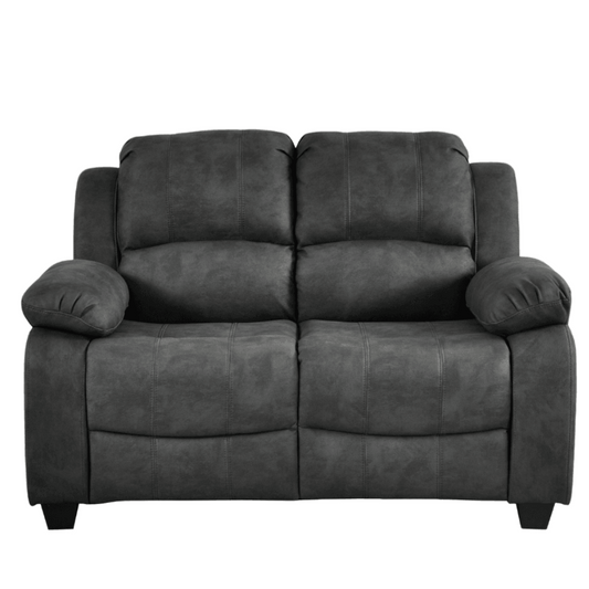 Outlet Valerie Charcoal Fabric 2 Seater Sofa