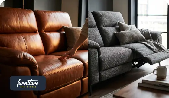 Leather vs Fabric 2 Seater Recliner Sofas: Which Is Better for Daily Use?