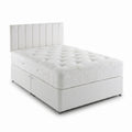 Aloevera White Fabric Divan Bed