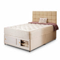 Crystal Cream Fabric Divan Bed