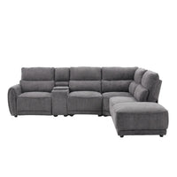 Carlisle Charcoal Fabric RHC Corner Sofa
