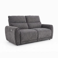 Carlisle Charcoal Fabric 3 Seater Sofa