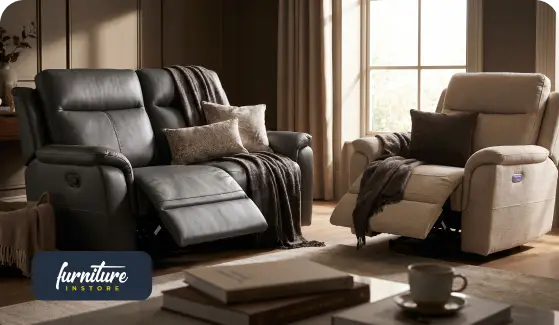 Manual vs Electric 2+1 Recliner Sofa Sets