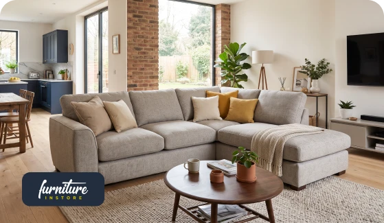 Right Hand Corner Sofa for Open Plan Living: Layout & Zoning Ideas
