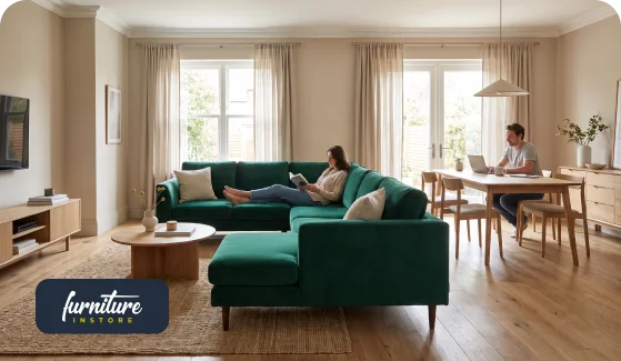 Can a Corner Sofa Work as a Room Divider in an Open-Plan Home?
