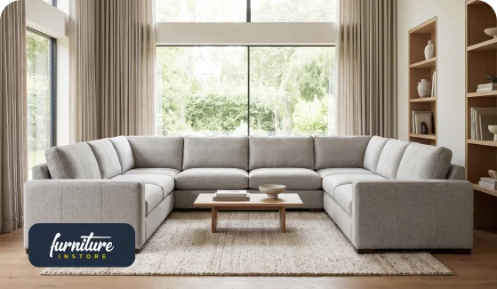 Can You Put a U Shape Sofa in Front of a Window? Practical Placement Ideas