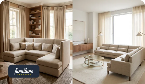 High Back or Low Back U Shape Sofa: Which Back Height Suits Your Living Room?