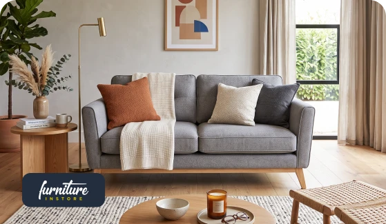 How to Style a Modern Living Room Around a 2 Seater Sofa