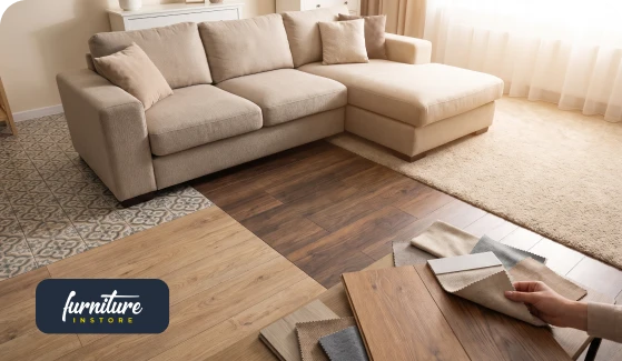 How to Choose a Sofa That Matches Your Flooring: Carpet, Wood, Laminate and Tiles