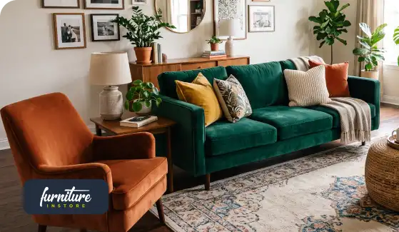 What Colours Go With a Velvet Sofa? 9 Living Room Combinations That Work