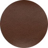 Brown circular object on a white background