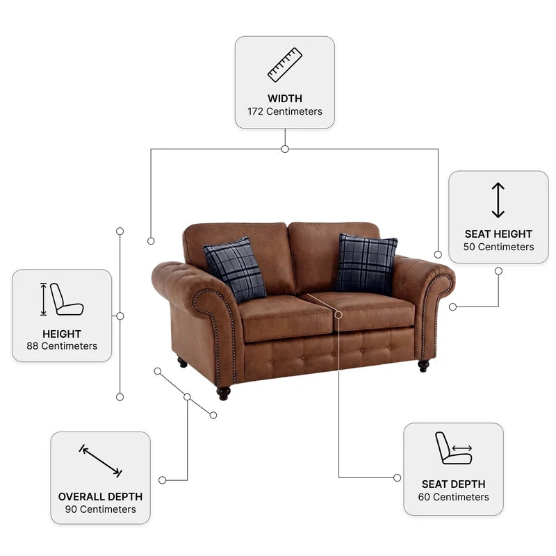 oakland-tan-suede-3-3-seater-sofa-set-2-seater-measurement-diagram
