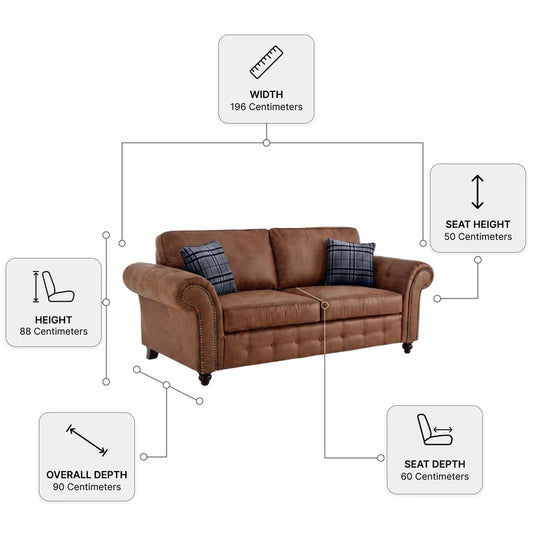oakland-tan-suede-3-2-seater-sofa-set-3-seater-measurement-diagram