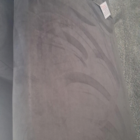 Outlet Olympia Grey Fabric Velvet 2 Seater Sofa