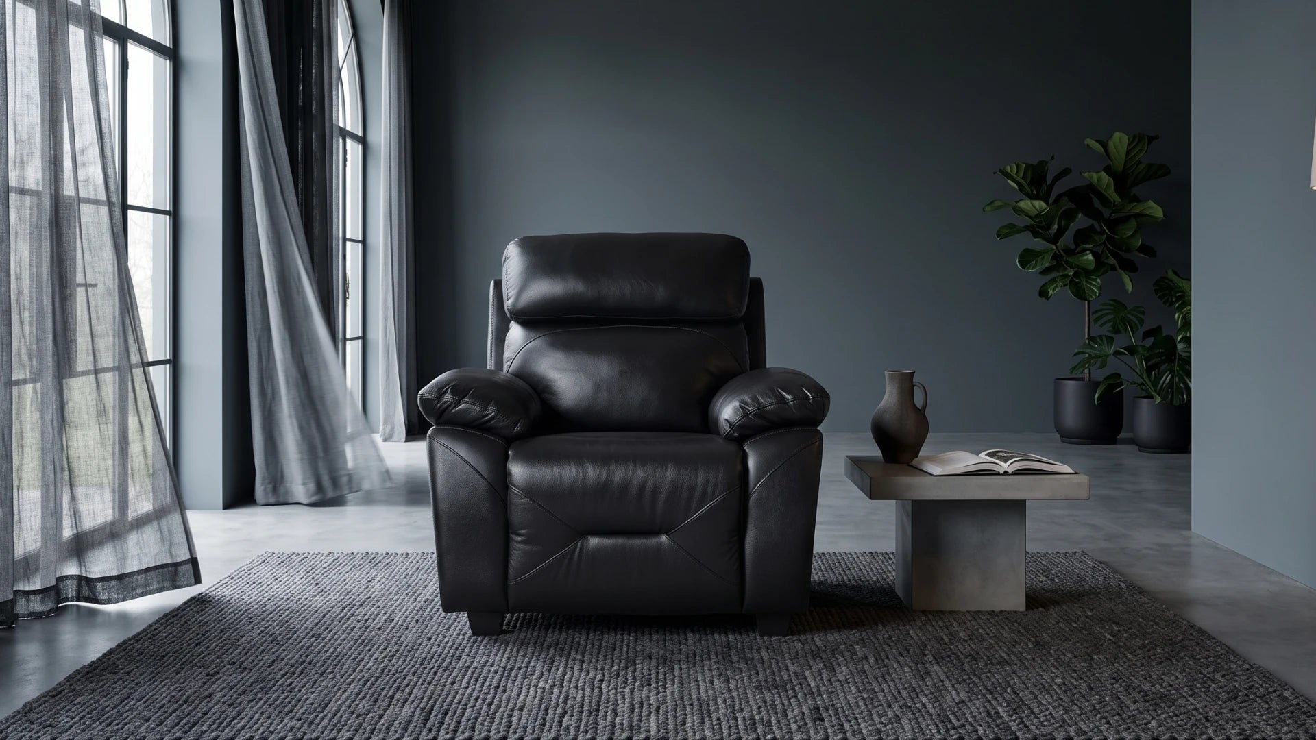 Rivello-Black-1-Seater