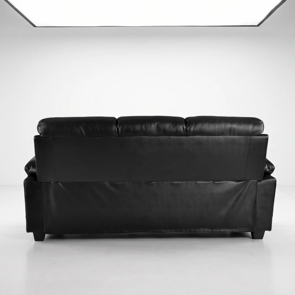 Rivello Genuine Leather Black 3+1+1