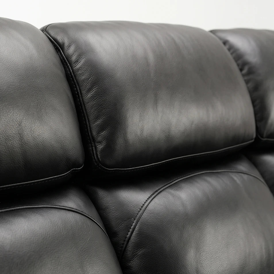 Rivello Genuine Leather Black 3+3