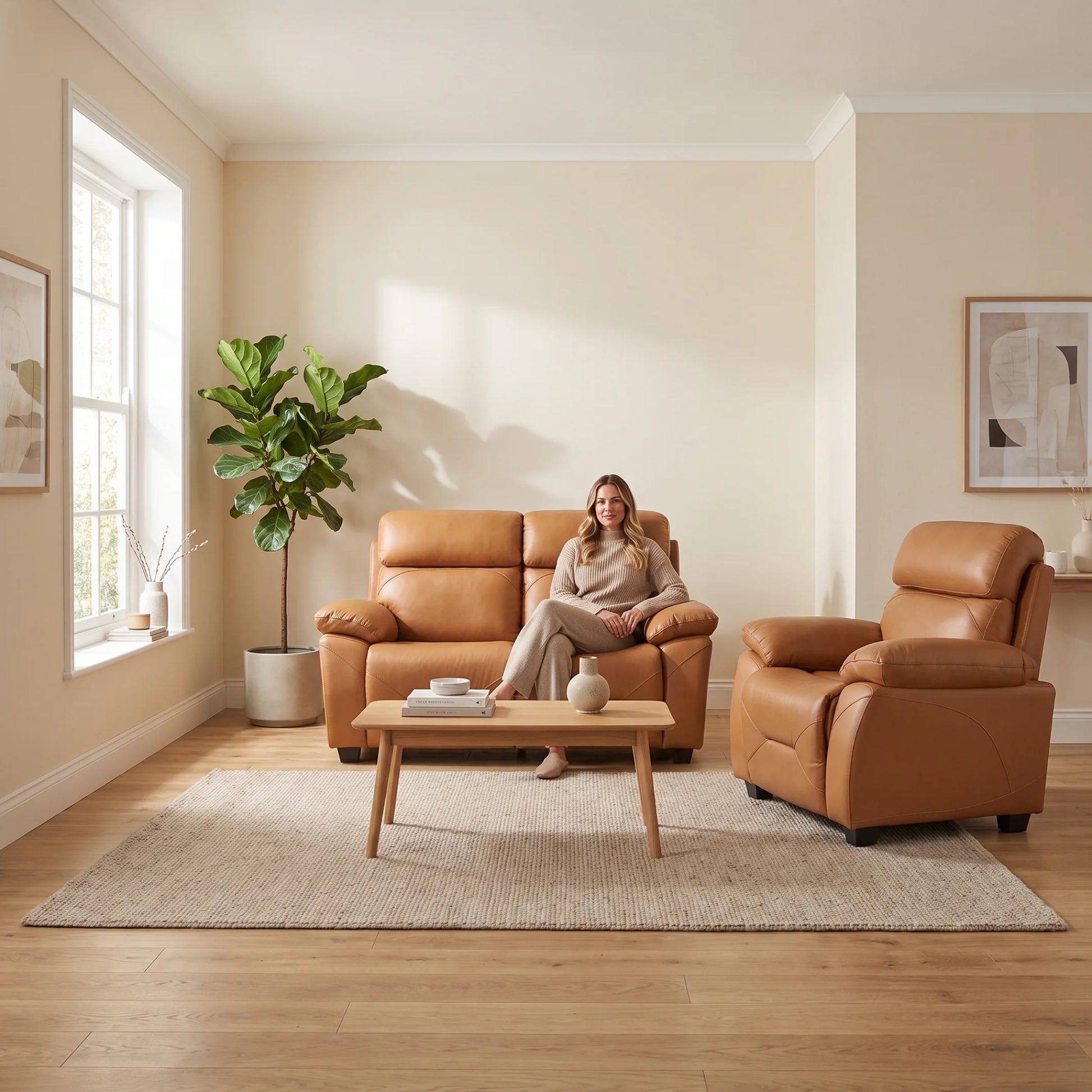 rivello-caramel-leather-2-1-upholstery-set